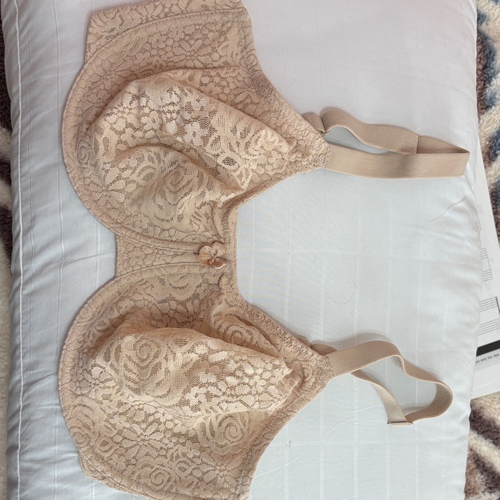 Elegant Wacoal Lace Beige Bra